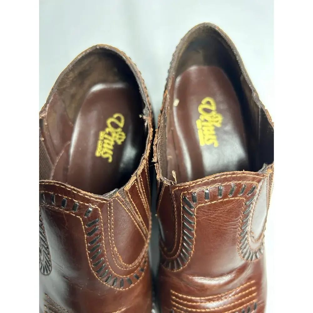 Venus genuine leather women’s brown  Shoes Made in Brazil size 9 western